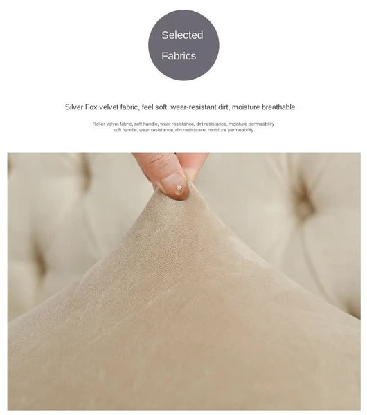 Elosung 2 Pcs Coffee Elegant Polyester Sofa Cover Full Protection Against Cat Scratches And Wear Slipcovers