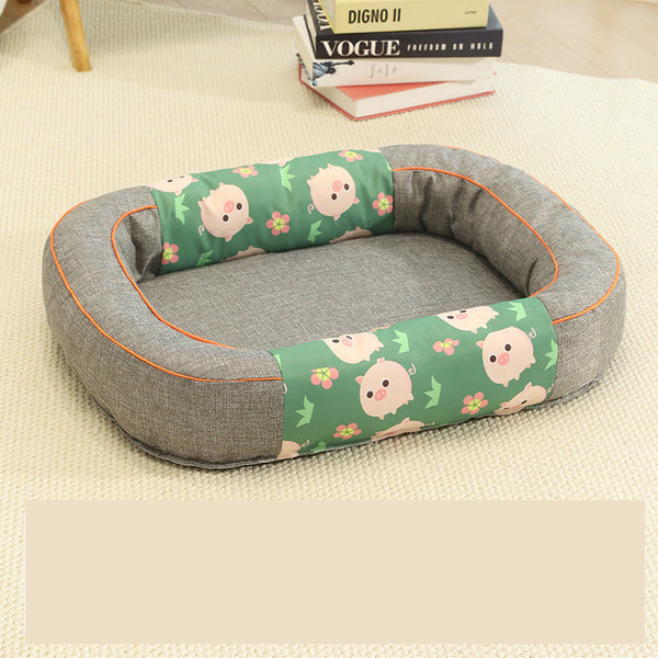 Size Grey Cozy Pet Bed For Small Dogs And Cats Durable & Chew Resistant Nest All Seasons Pet Beds