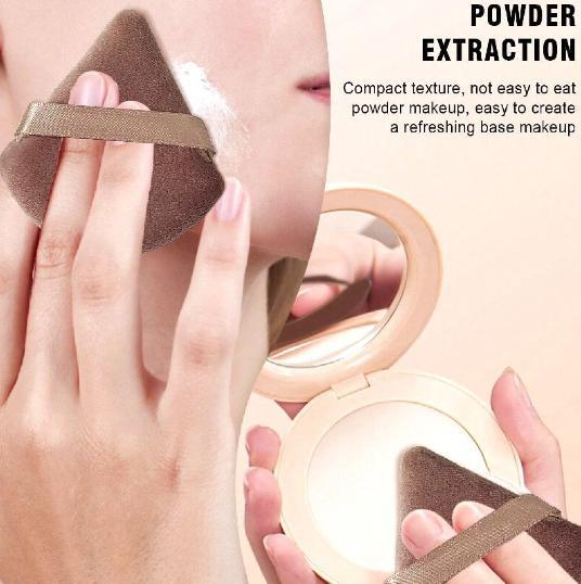 3 * Brown 20 Sets Makeup Sponge Flannel Headband Crystal Velvet Puffs Non Latex Beauty Blenders For Flawless Application Sponges Applicators & Cotton