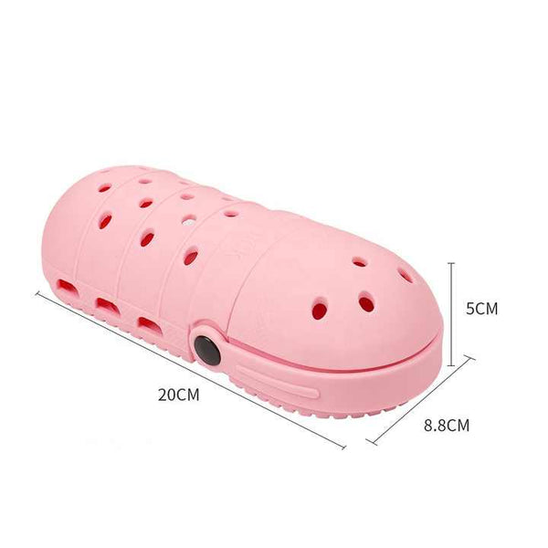 2 Pcs Makeup Brush Holder Silicone Cosmetic Organizer With 21 Slots Washable 20X8x5cm 170G Makeup Bags & Cases