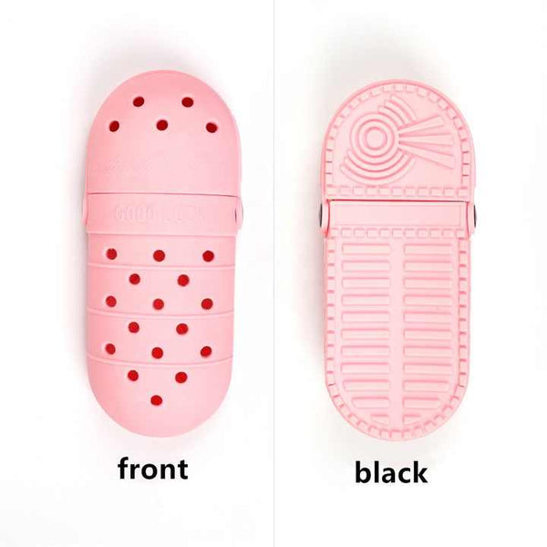 2 Pcs Makeup Brush Holder Silicone Cosmetic Organizer With 21 Slots Washable 20X8x5cm 170G Makeup Bags & Cases