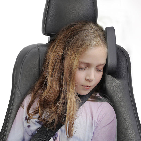 Black Car Side Headrest Pillow For Travel Adjustable Neck Support Cushion Rear Seat Comfort And Safety Pillows