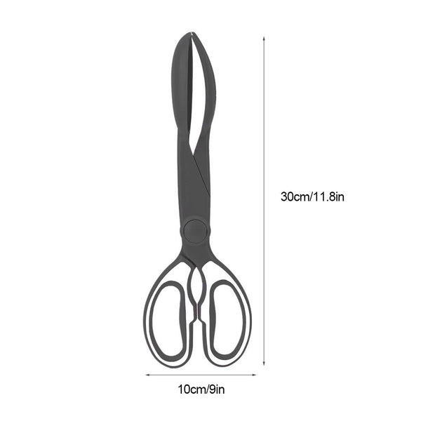 Elosung 2 Pcs Black Pet Poop Scooper With Long Handle Durable Plastic Waste Picker For Dogs And Cats Pooper Scooper & Bags