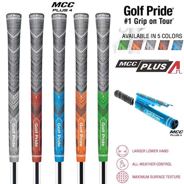 2 Pcs Grey Mcc Plus4 Golf Grip Rubber And Cotton Thread Hybrid 265 Mm 52G Core 60 Golf Spikes & Wrenches