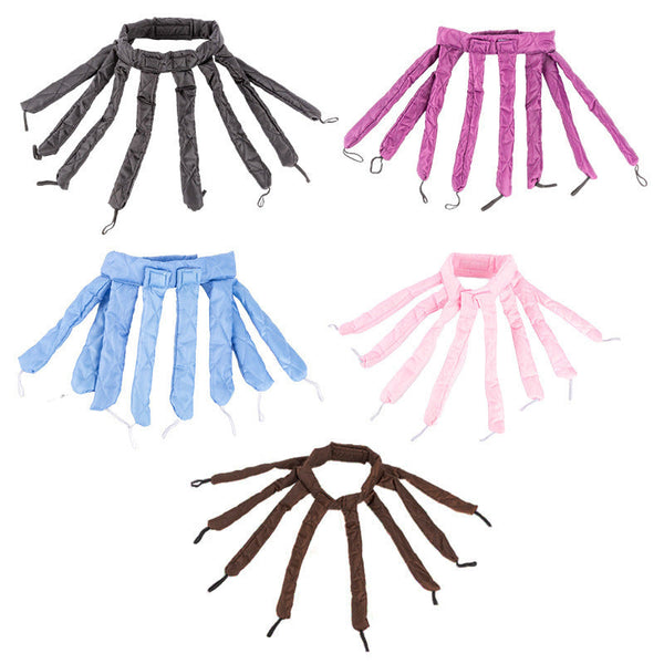 Pink Heatless Octopus Hair Curlers 2 Pack 50Cm Soft Fabric Curling Rods For Effortless Damage Free Curls Rollers & Curlers