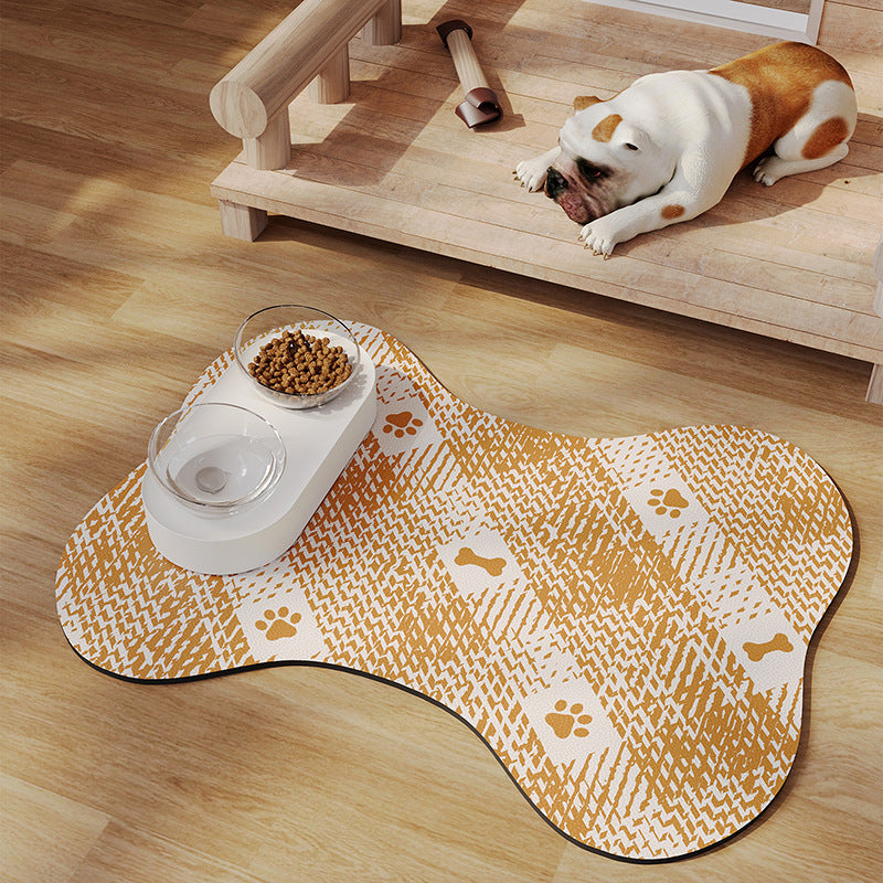 Anti Slip Diatom Mud Pet Feeding Mat 45X60cm For Dogs And Cats Easy To Clean Dog Feeding Mats