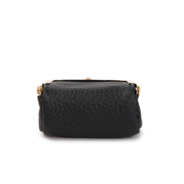 Veile Studios Navy Blue Mini Jewelry Pouch Compact Pu Leather Coin Purse For Earrings Rings And Necklaces 6.5X5x3.5Cm Jewellery Holders & Organisers