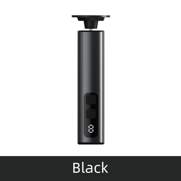 Black Rechargeable Electric Foot File With 9 Speed Settings Callus Remover For Smooth Feet Electric Files & Tools