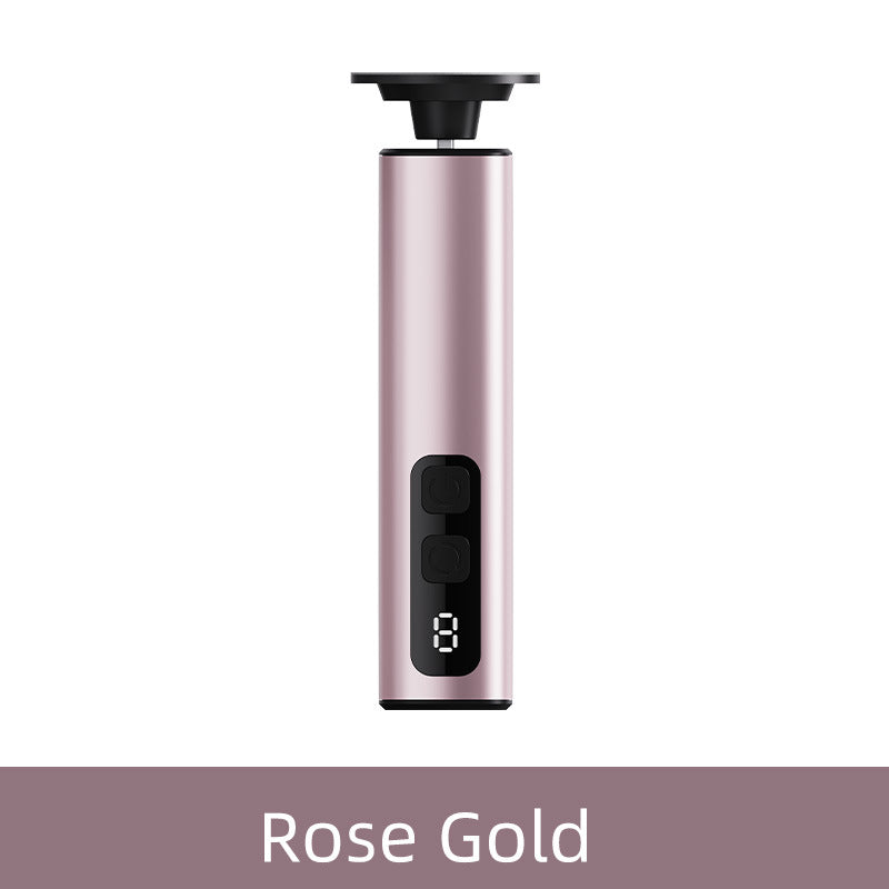 Rose Gold Rechargeable Electric Foot File With 9 Speed Settings Callus Remover For Smooth Feet Electric Files & Tools