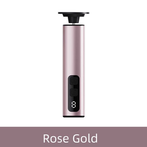 Rose Gold Rechargeable Electric Foot File With 9 Speed Settings Callus Remover For Smooth Feet Electric Files & Tools