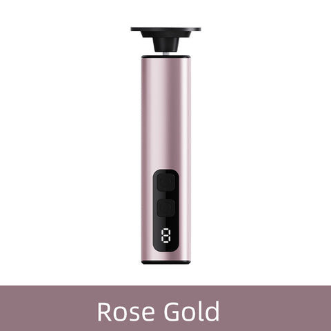 Rose Gold Rechargeable Electric Foot File With 9 Speed Settings Callus Remover For Smooth Feet Electric Files & Tools