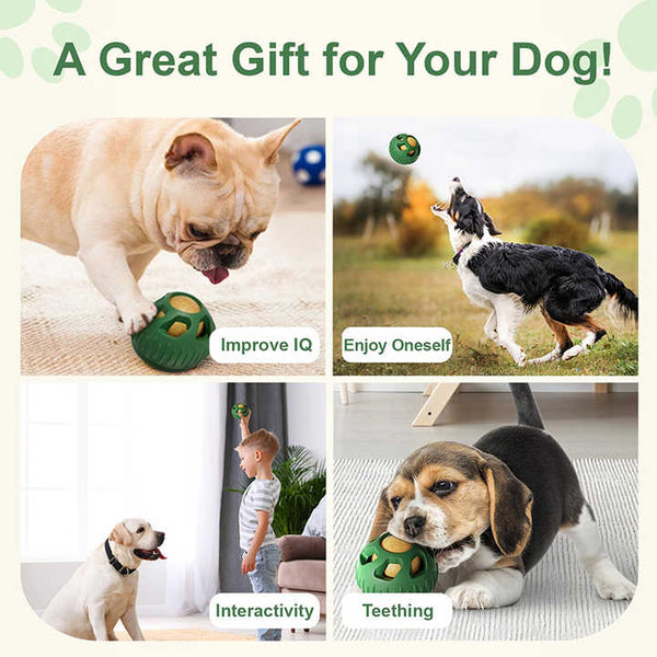 Silicone Dog Chew Toy Ball For Teeth Cleaning And Boredom Relief With Molding Set Dog Toys