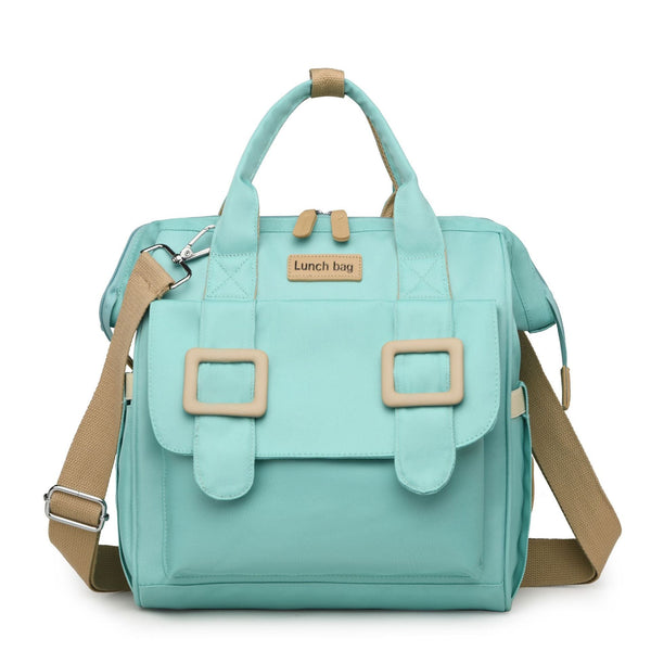 Green Multifunctional Insulated Lunch Bag For Women Waterproof Lightweight And Stylish Picnics Outings Lunchboxes