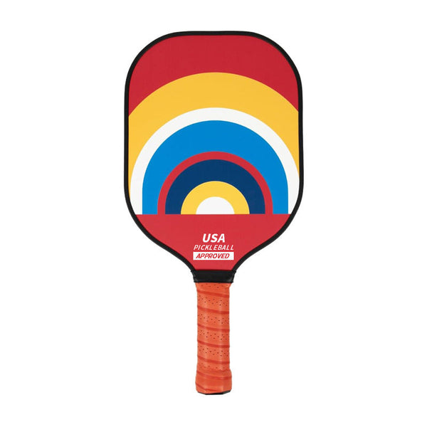 Elosung Style 3 Colorful Geometric Patterns Fiberglass Pickleball Paddle Lightweight 220G With Anti Slip Tpu Grip For Outdoor Sports Racquets