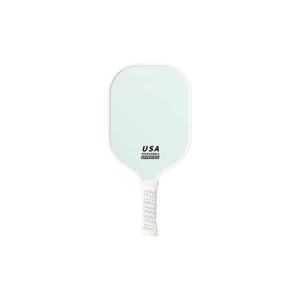 Light Blue Fiberglass Pickleball Paddle Lightweight 215G With Anti Slip Tpu Grip For Outdoor Sports Racquets