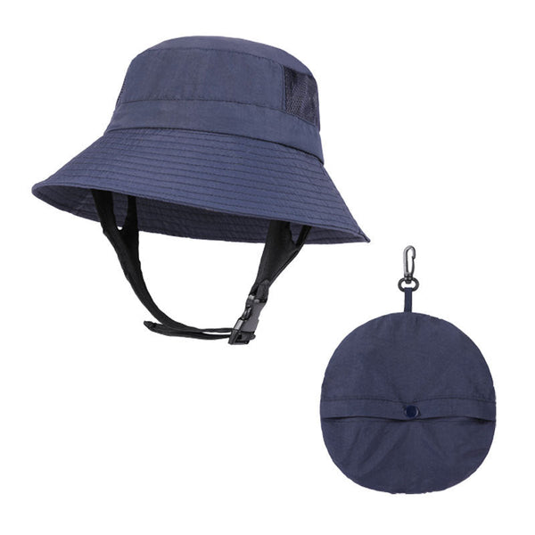 Black Uv50+ Sun Protection Bucket Hat Waterproof Quick Dry Foldable Outdoor Fishing For Men And Women Hats & Headwear