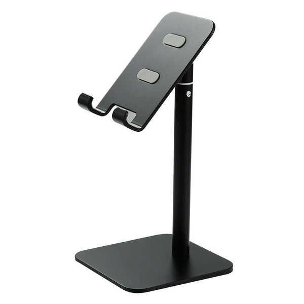 Silver Aluminum Alloy Phone And Tablet Stand Telescopic Desktop Holder For Live Streaming Hands Free Use Mounts Stands & Holders
