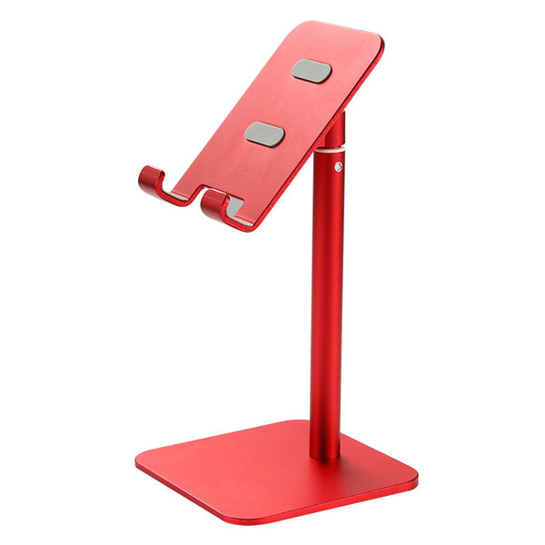 Silver Aluminum Alloy Phone And Tablet Stand Telescopic Desktop Holder For Live Streaming Hands Free Use Mounts Stands & Holders