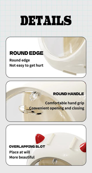 Blue And Purple Horn Acrylic Blind Box Display Case Transparent Dustproof Storage For Figures Collectibles(The Model Is Shooting Prop Not Included) Di