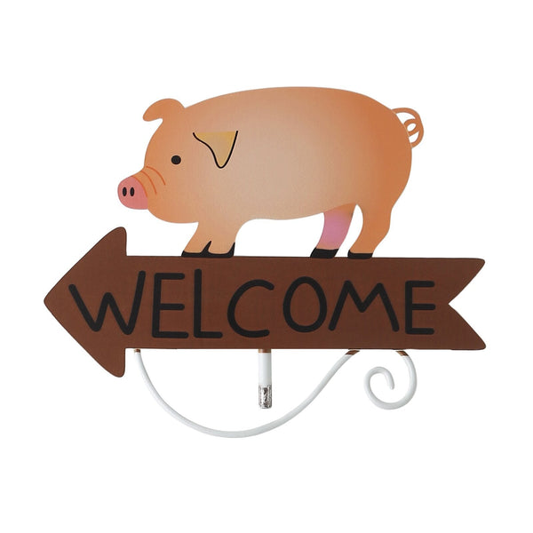 Black And White Cow Pattern Charming Metal Garden Stakes | Welcome Yard & Lawn Decor Lawn Stakes