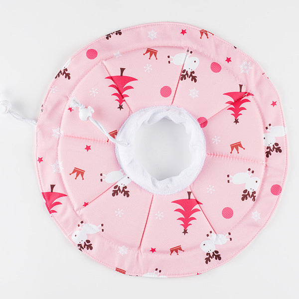 2 Pcs Size Pink Comfortable Pet Recovery Collar | Waterproof Anti Lick For Cats & Dogs Dog Collars