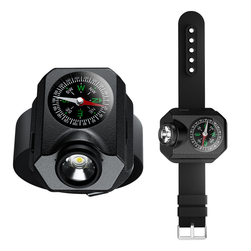 Xpg Wrist Light Rechargeable Led Running With Compass And Watch For Camping Adventure Other Camping