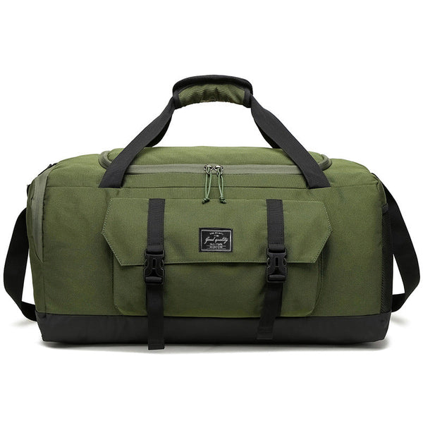 Green Dry Wet Separation Gym Bag Yoga Fitness Travel Duffel With Shoe Compartment Gym Bags