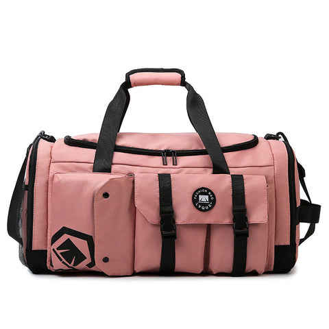 Pink Capacity Travel Duffel Bag Unisex Multi Color 56X29x27cm Duffle Bags