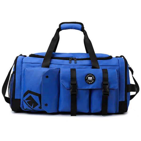 Blue Capacity Travel Duffel Bag Unisex Multi Color 56X29x27cm Duffle Bags