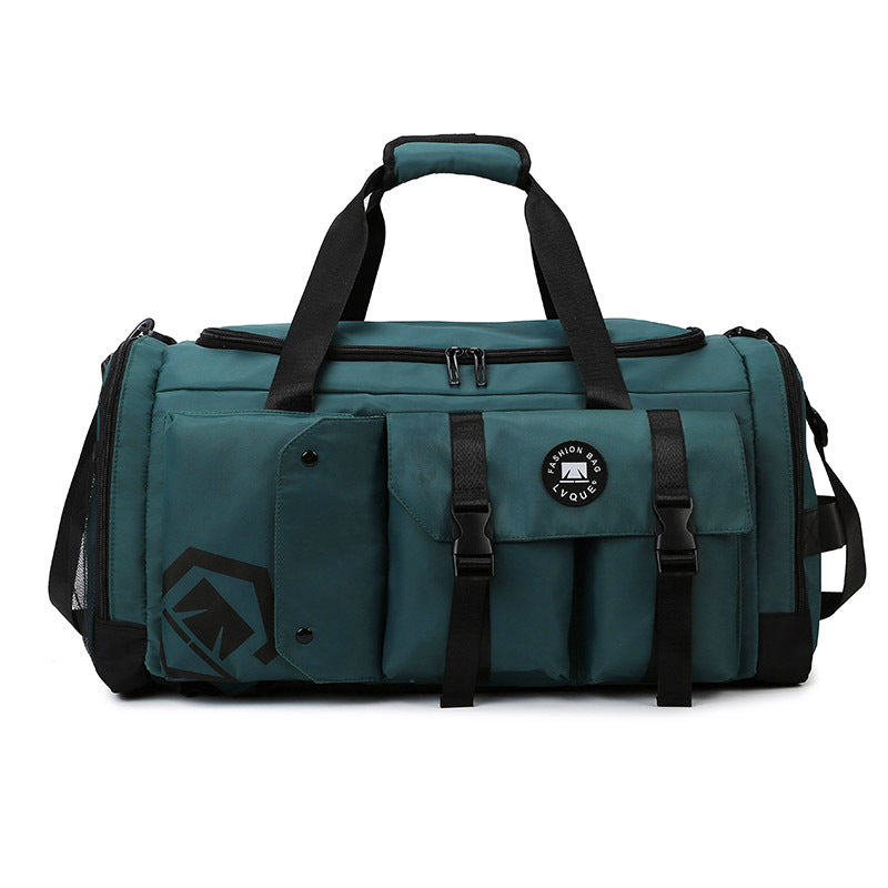 Dark Green Capacity Travel Duffel Bag Unisex Multi Color 56X29x27cm Duffle Bags