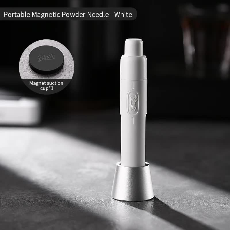 White Telescopic Magnetic Stainless Steel Coffee Tamper Needle Espresso Powder Distributor Coffee Tea & Espresso Parts