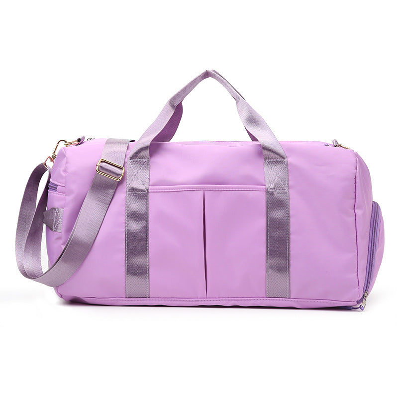 Purple Dry Wet Separation Gym Bag Women's Large Capacity For Training And Travel Gym Bags