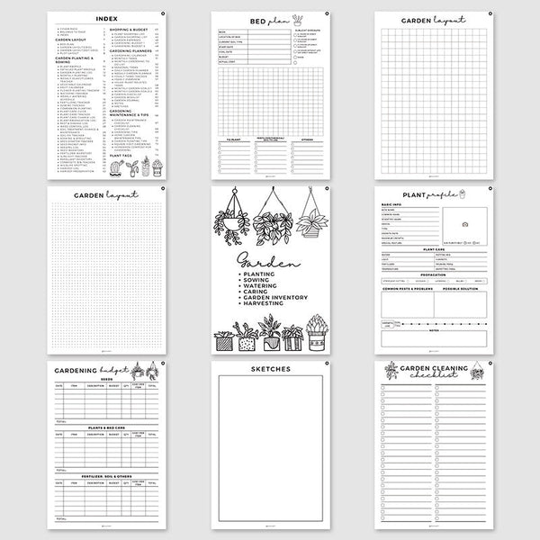 2 Pack Gardening Journal Set 28.5X21cm (11.22X8.27In) Plant Care Tracker With Watering Schedule Indoor/Outdoor Polarimeter Logbooks Other Plant Care &