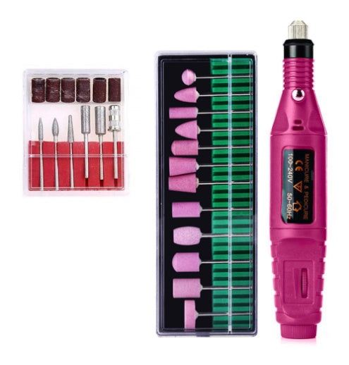 Regular Set With Ceramic Grinding Needle Portable Electric Nail Drill Kit Usb Manicure Pedicure Polishing & Shaping Tool Electric Files & Tools