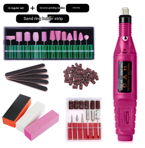 Ceramics (7 In 1) Electric Nail Drill Kit Usb Manicure Pedicure Polishing & Shaping Tool Set Electric Files & Tools