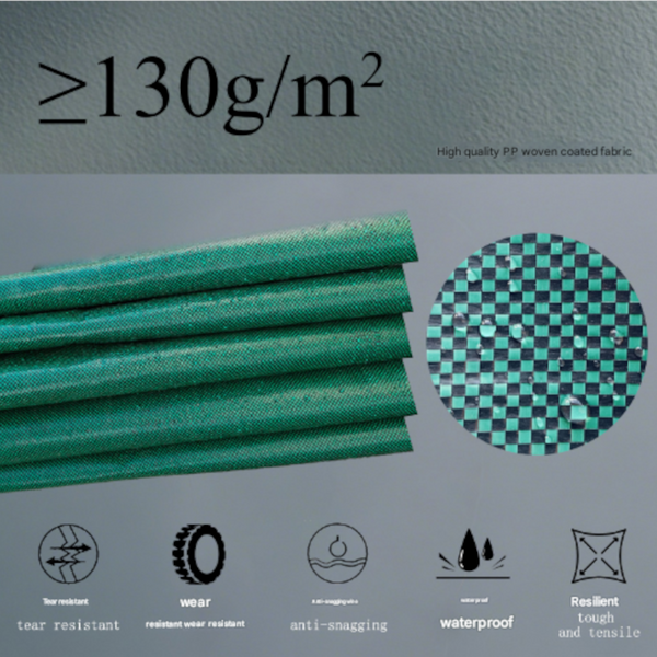 400L(Calibre80*80Cm) Heavy Duty Collapsible (Set Of 2) Large Reusable Yard Leaf Bin Garden Waste Bags