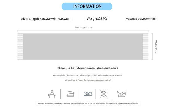 Elosung Winter Luxe Warm Oversized Scarf Cozy Thick Plaid Wrap European Chic Style(Powder Blue Plaid) Scarves & Wraps