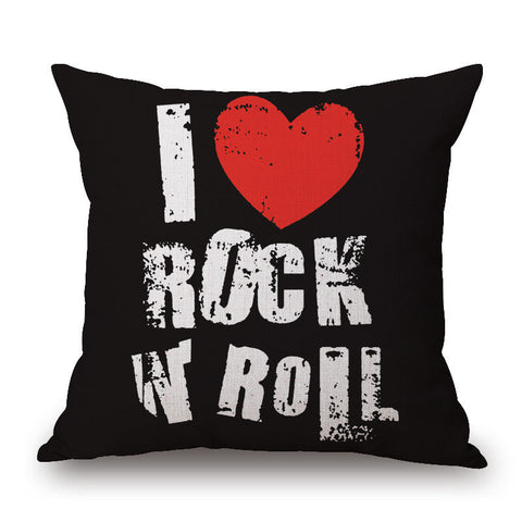 Pop Art Graphic Throw Pillow Vintage Style Cushion For Home Decor Black Cushions & Decorative Pillows