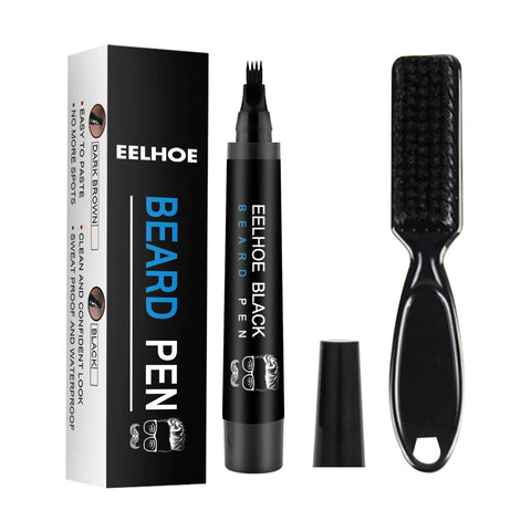 Eelhoe Beard Pen Filler Kit Waterproof & Sweatproof For A Natural Fuller Look Other Makeup Tools & Accs.