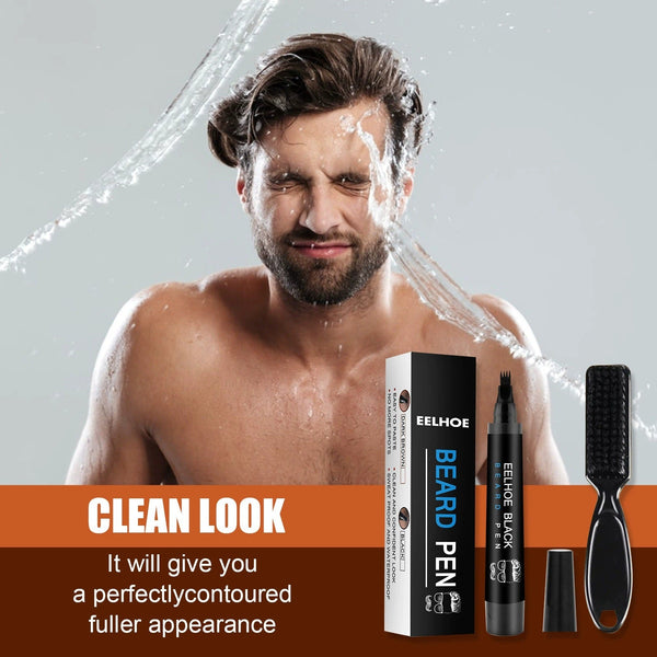 Eelhoe Beard Pen Filler Kit Waterproof & Sweatproof For A Natural Fuller Look Other Makeup Tools & Accs.