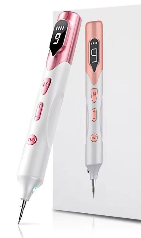 Professional 9 Level Skin Tag & Spot Remover Pen Usb Rechargeable Beauty Device (Pink) Acne & Blemish Control
