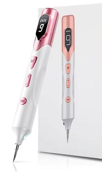 Professional 9 Level Skin Tag & Spot Remover Pen Usb Rechargeable Beauty Device (Pink) Acne & Blemish Control