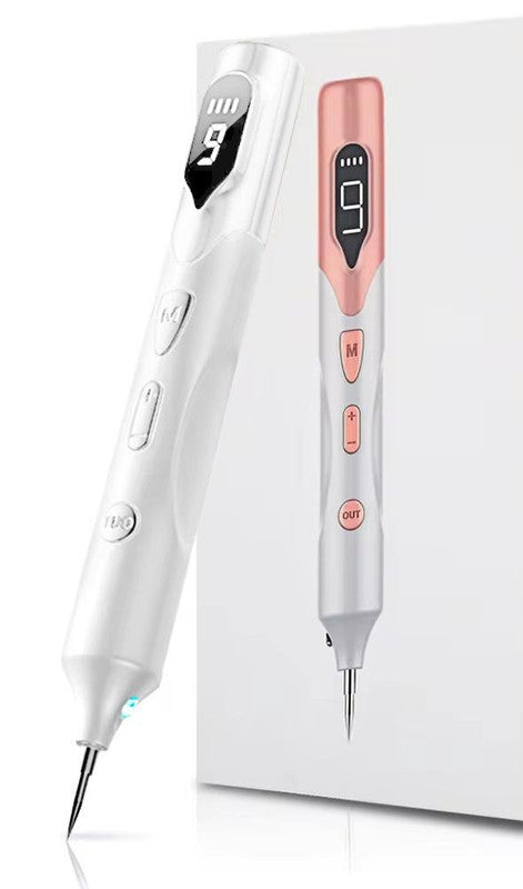 Professional 9 Level Skin Tag & Spot Remover Pen Usb Rechargeable Beauty Device (White) Acne & Blemish Control