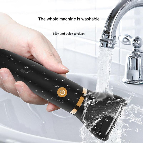 3 In 1 Men's Electric Body Groomer & Hair Clipper Kit Waterproof Usb Rechargeable With Charging Dock(Black) Clippers & Trimmers