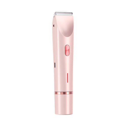 2 In 1 Ladies Electric Shaver & Trimmer Ipx7 Waterproof Usb C Rechargeable Dual Head Design(Pink) Women's Shavers