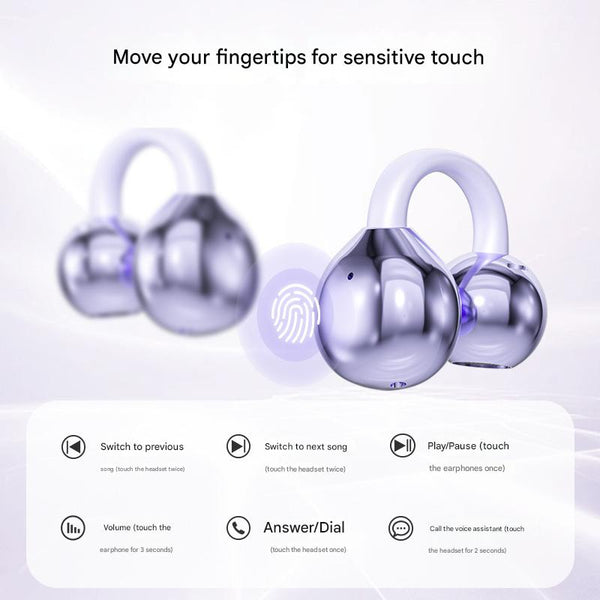 Stylish Tws Wireless Earbuds With Real Time Ai Translation Immersive Sound Touch Control Skin Colour Cases Covers & Skins