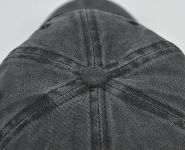 New York Est. 1625" Washed Cotton Baseball Cap And Unisex Navy Blue Hats & Headwear