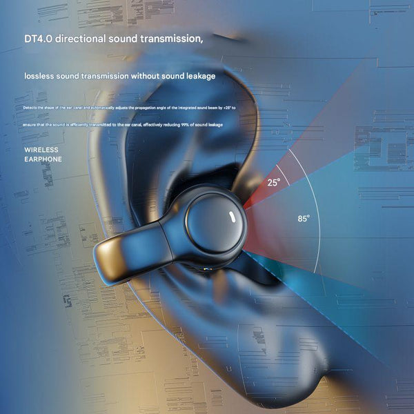 Open Ear Conduction Tws Bluetooth 5.4 9D Surround Sound Led Display Long Battery Life Skin Color Earbuds