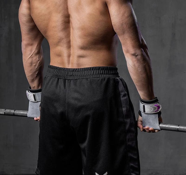 Heavy Duty Weightlifting Grips Anti Slip Cowhide Palm Protectors With Neoprene Wrist Support & Adjustable Straps(Green) Hand Grippers