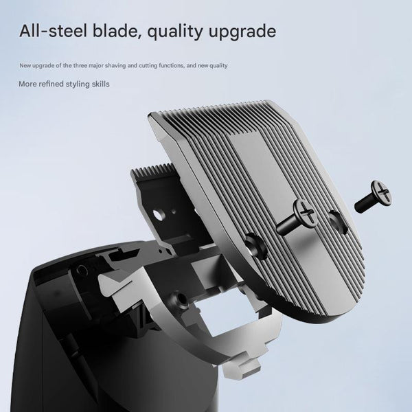 Professional 2 In 1 Cordless Hair Clipper & Trimmer Kit With Led Display 5 Speed Fine Tuning Clippers & Trimmers